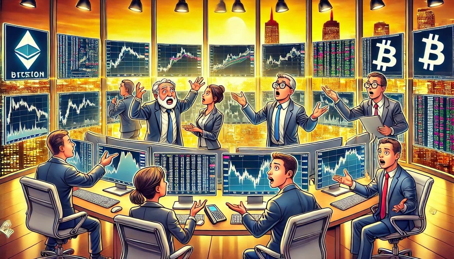 Venda massiva de altcoins intensifica-se à medida que o  avanço do Bitcoin perde força
