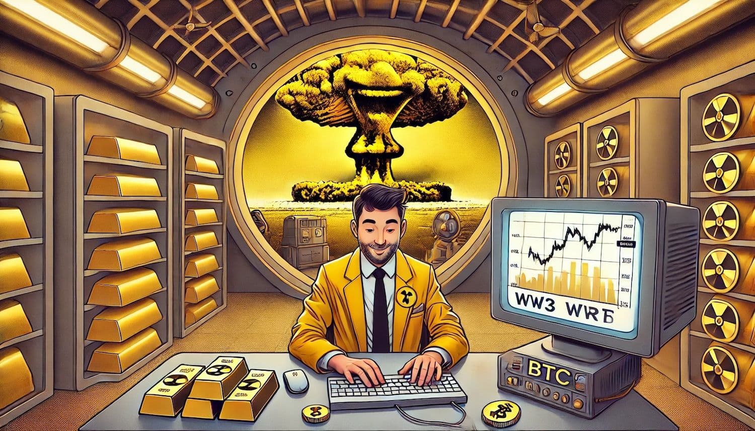 비트코인 vs 금: 만약 세계 3차 대전이 발발한다면 당신의 자산을 어떻게 안전하게 보호할 수 있을까
