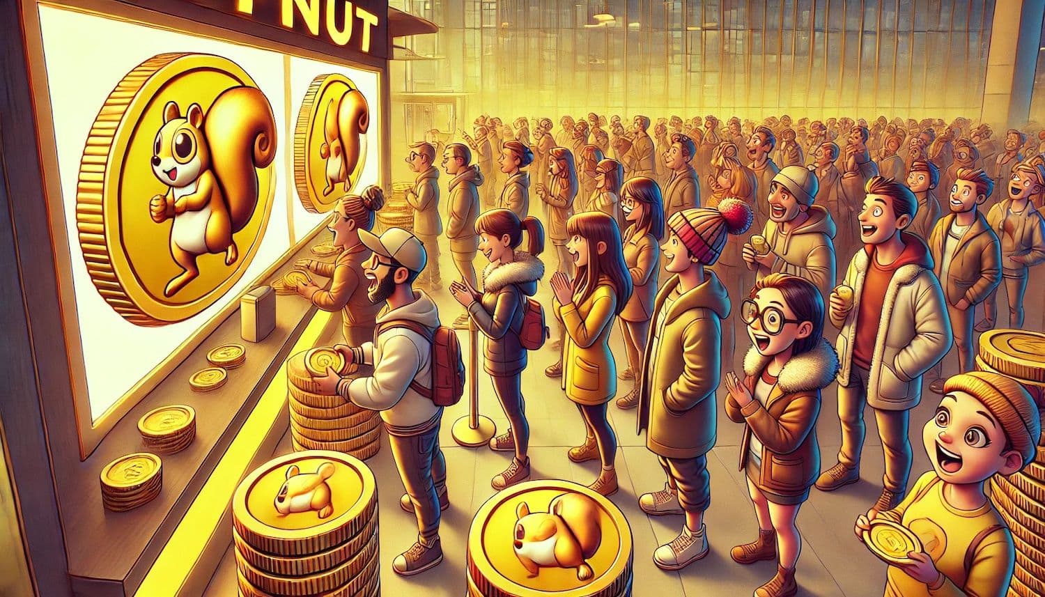 PNUT token aumenta dopo il tweet di Elon Musk, raggiunge un mercato da 140 milioni di dollari.
