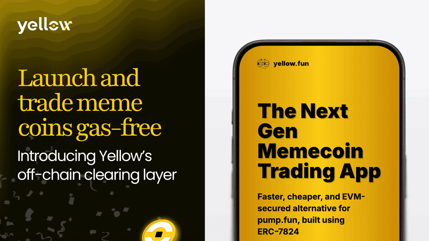 Yellow Dot Fun Lança Alternativa Sem Taxas Para o Comércio Tradicional de Memecoins
