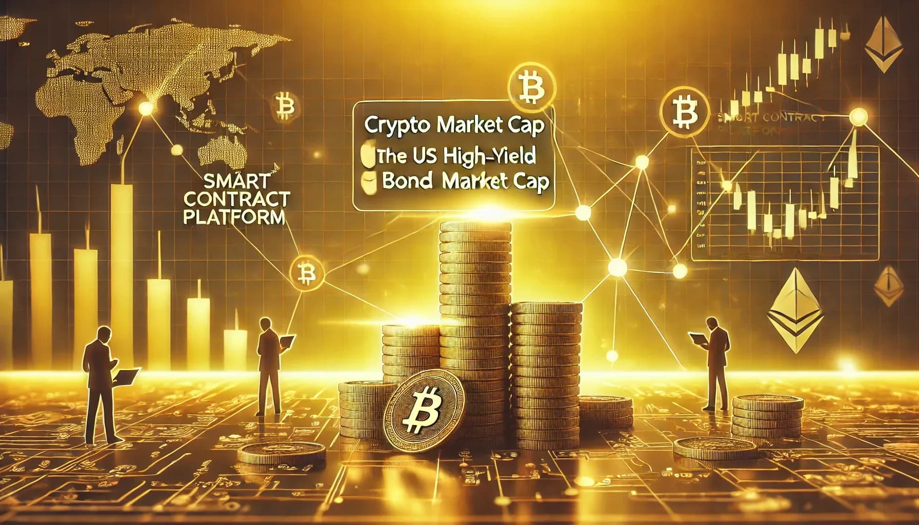 Crypto Market Now Bigger Than High-Yield Bonds, Grayscale Reports