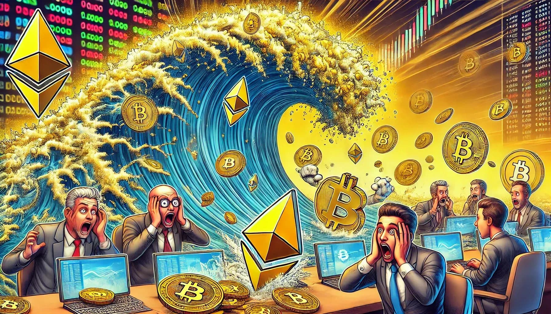 24小时内加密市场清算2.87亿美元: 杠杆效应带来的冲击
