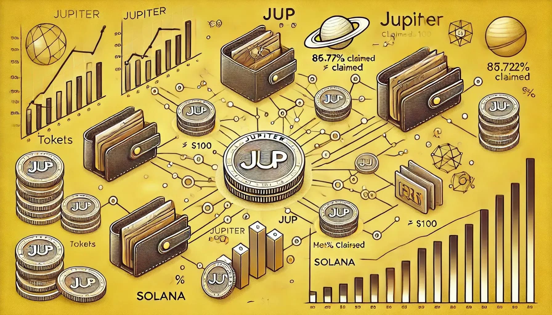 Holders Divide Jupiter Token To Smaller Wallets, Most ASR Claims Less Than $10