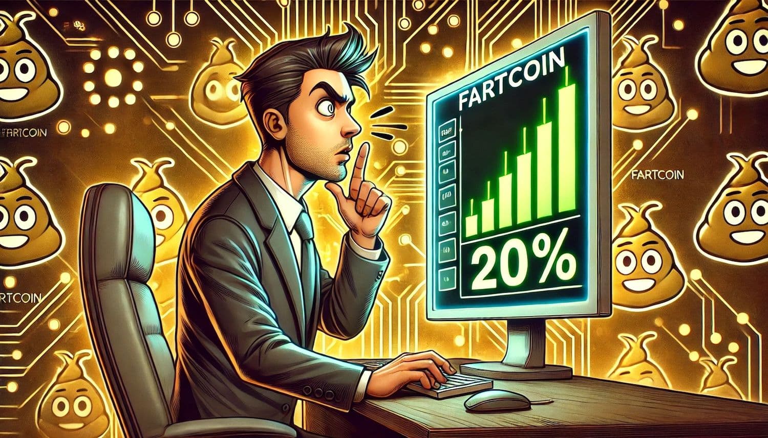 FARTCOINが24時間で 20%上昇、史上最高値に迫る
