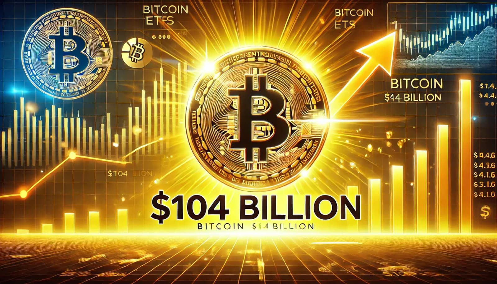 ETFs de Bitcoin sobem para US$ 104 bilhões em meio a estimativa de alta de preço de US$ 150 mil