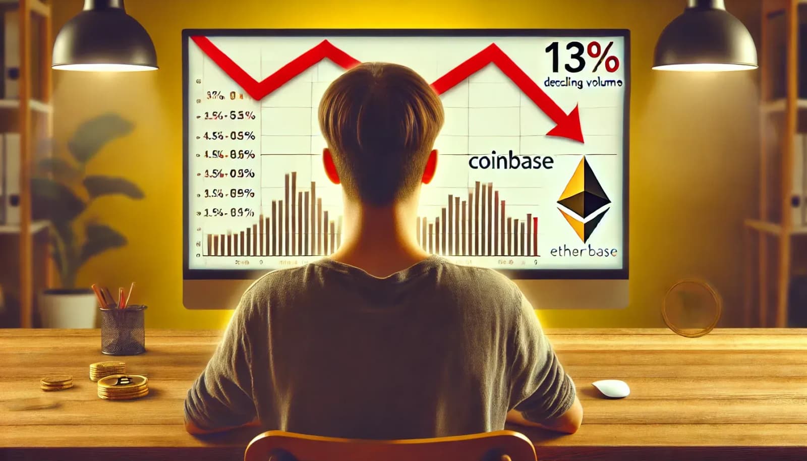 Coinbase 交易量在第三季度下降13% 以太坊下跌24%