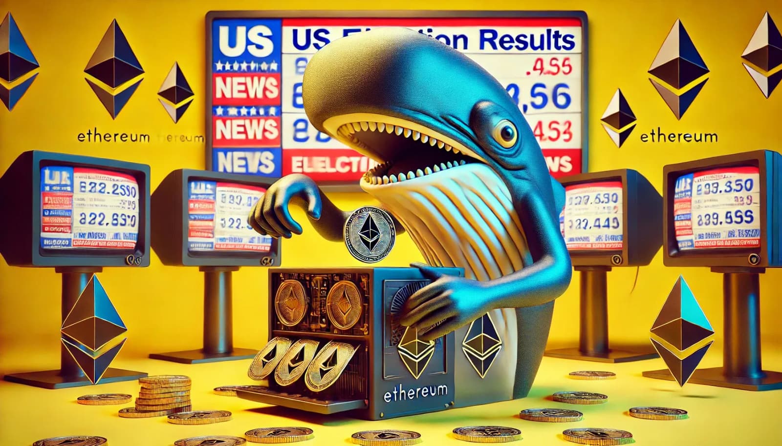 Ethereum Whales Cash In Trump's Victory Causing ETH To Rally